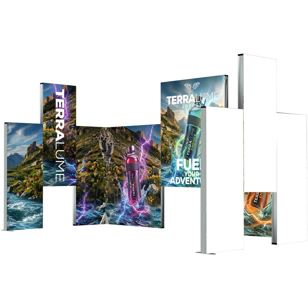 Showbird 120 20 x 10 Configuration F — Double Sided Graphic Only
